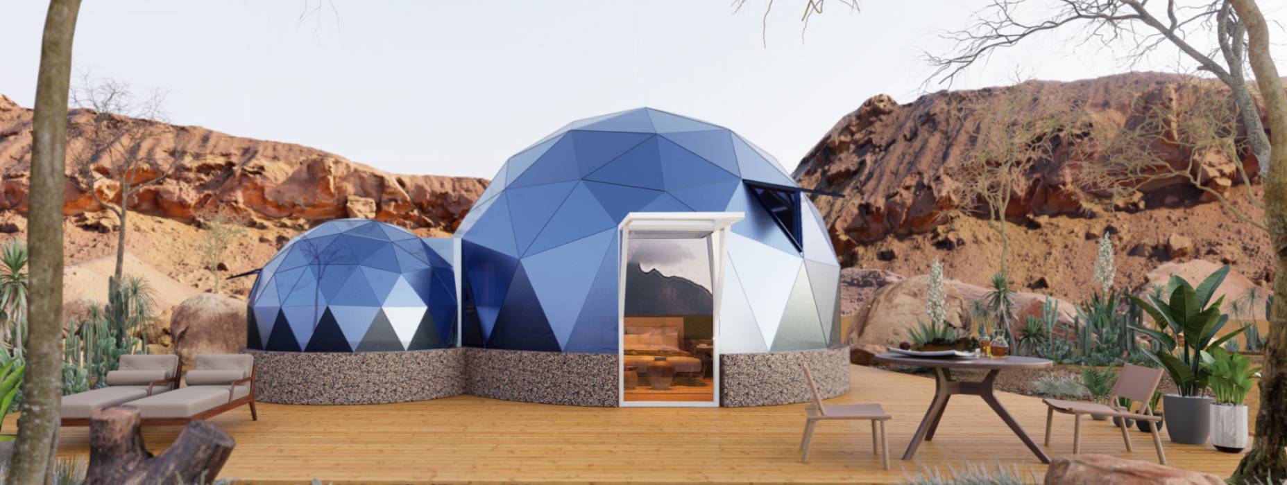 揭东区球形智能光伏玻璃星空房